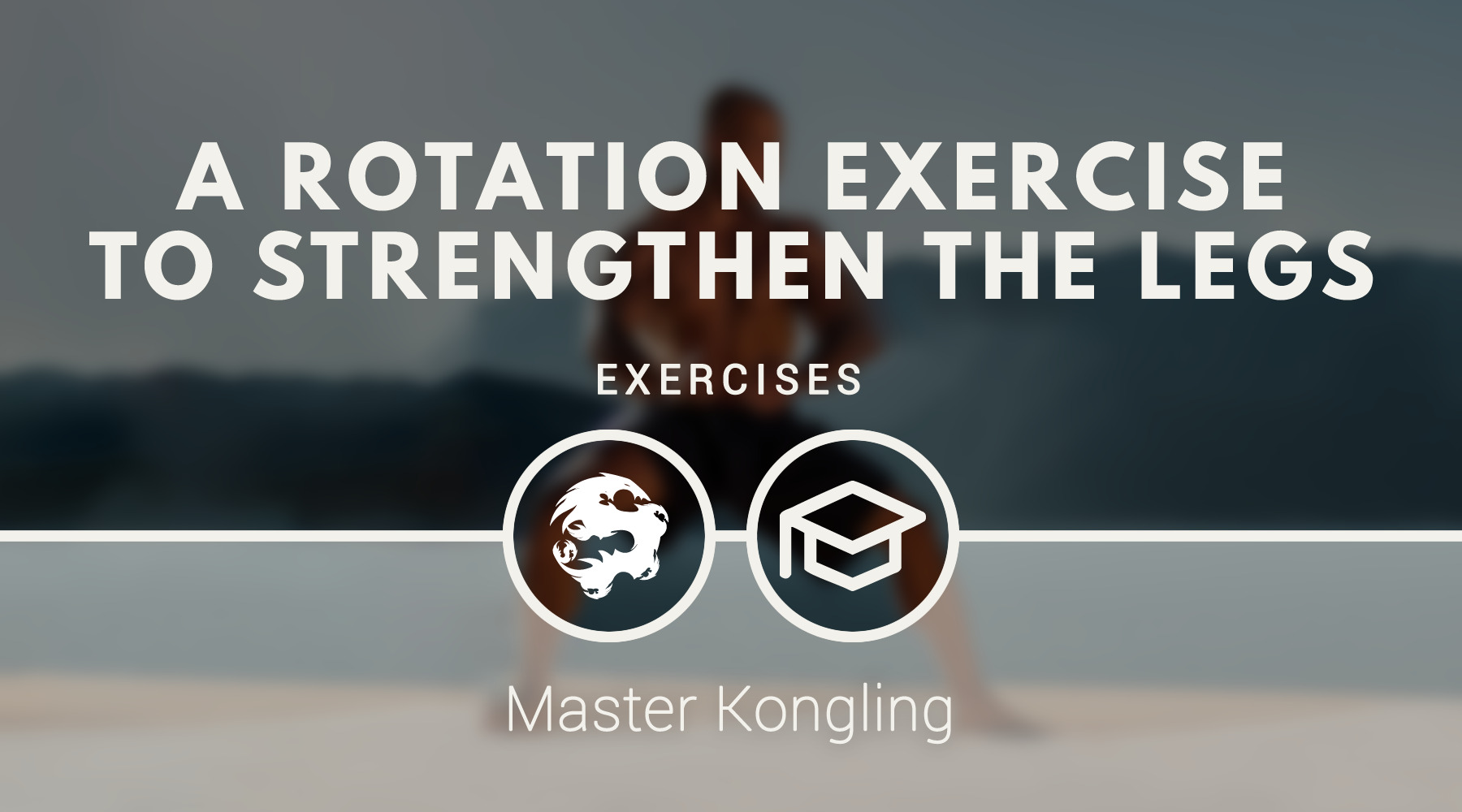 A rotation exercise to strengthen the legs - 6DRAGONSKUNGFU.COM